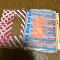 ブックカバー　参考書　問題集　5教科色分けの画像