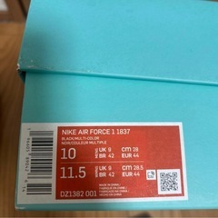 【新品】NIKE × ティファニー エアフォースワン1837の画像