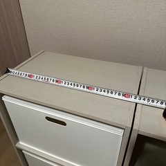 ニトリケース付きカラーボックスの画像