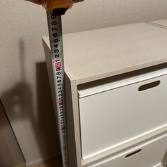 ニトリケース付きカラーボックスの画像