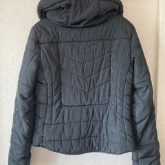 中綿キルティングジャケット黒の画像