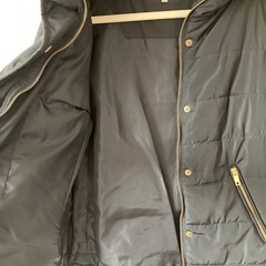 中綿キルティングジャケット黒の画像