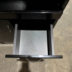 レンジ台 食器棚 収納 ブラックの画像