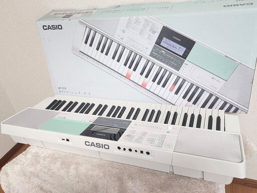 X'mas・年末値下げ☆美品☆カシオ 光ナビゲーションキーボード LK-512