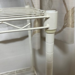 【お話中】白　金属製ラック　2個セットの画像