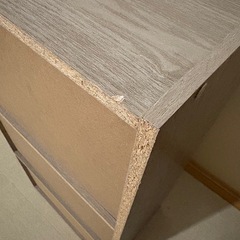 ニトリ  カラーボックス グレーの画像