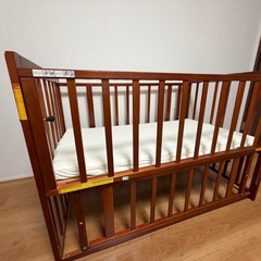 ベビーベッド 床板サイズ120×70cm
の画像