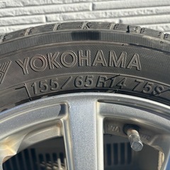 2024年製 軽自動車 タイヤホイールセット 155/65R14
の画像
