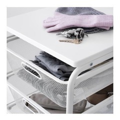 IKEA収納ケース6段 白の画像