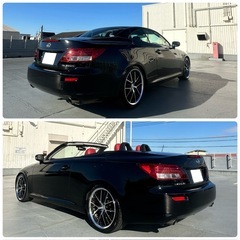 希少後期ワンオーナーのISC（コンバーチブル）最上級グレード余裕のV6３.５L318馬力！外装ブラック×内装レッド！車検R8年11月の画像