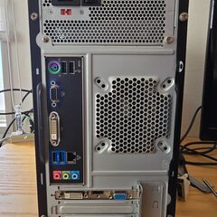 デスクトップPC一式（PC本体、ディスプレイ、キーボード、マウス）、Core i5-4690、メモリ12GB、Nvidia GeForce GTX750、HDD500GB、Windows11 25H2の画像