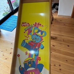 木製幼児用滑り台の画像