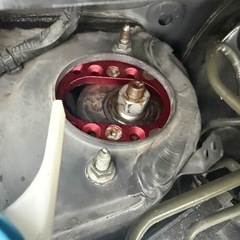 スティングレー インタークーラーターボ イベント車両 車高調 アクスルの画像