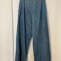 コーデュロイワイドパンツの画像