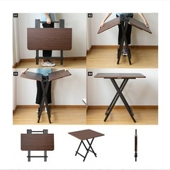 テーブル&椅子2脚セットの画像