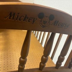 ベビーベッド　ミッキー柄の画像