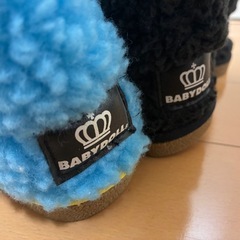 【ディズニー　ベビードールムートンブーツ新品　ドナルド　ミッキーの画像