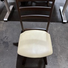 NITORI ニトリ 回転式ダイニングチェア DC ロア ミドルブラウンの画像