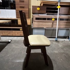 NITORI ニトリ 回転式ダイニングチェア DC ロア ミドルブラウンの画像