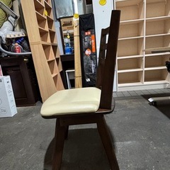 NITORI ニトリ 回転式ダイニングチェア DC ロア ミドルブラウンの画像