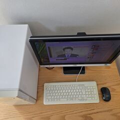 デスクトップPC一式（PC本体、ディスプレイ、キーボード、マウス）、Core i7-3770、メモリ16GB、Nvidia Quardo K600、HDD2TB、Windows11 25H2の画像