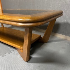 HAMAMOTO ハマモト　センターテーブル　ガラス天板の画像