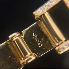 【新品】ダイヤ0.3ct＋K18 12面トリプル 喜平ブレスレット 50g の画像