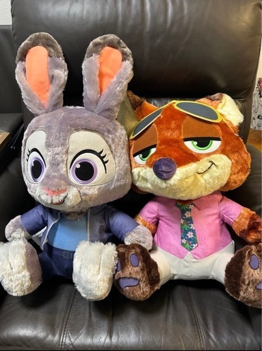 ズートピア2 スーパーラージぬいぐるみ ニック＆ジュディ