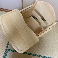 KATOJIカトージ 木製ハイチェア CENA ステップ切り替え ナチュラル   おまけ付きの画像