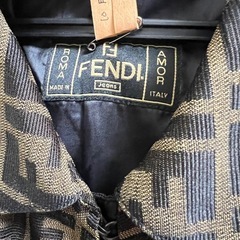15日まで!!!ズッカ柄FENDIコートの画像