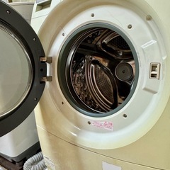 人気コンパクト パナソニック Panasonic マンションの防水パン（60cm×60cm）に収まる 「プチドラム」シリーズ コンパクトなななめ型ドラム式洗濯乾燥機 ななめ型 プチドラム 左開き プチドラム エコナビ搭載 機 エコナビ マンションサイズ NA-VD120L  パナソニック Panasonic ドラム式洗濯乾燥機(6.0kg) 左開き プチドラム エコナビ搭載 の画像