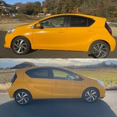 トヨタ アクア車検2年付きの画像