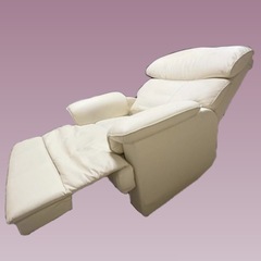 【定価34,990円】リクライニングソファ 1人掛けソファ アイボリーの画像
