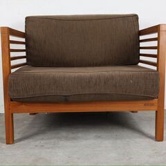 『SCANTEAK』スキャンティーク VILA ヴィラ シングルソファ ラウンジソファ ローチェア 1P 1シーター ソファ チェア 椅子 イス RWso97の画像