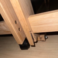 折りたたみ 檜すのこベッド の画像