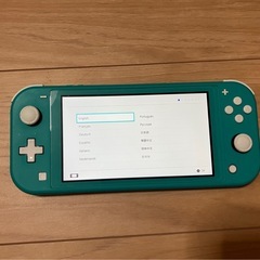 【美品、動作良好】switch  lite  ターコイズ   本体の画像