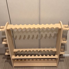 釣竿ラック ダブル ロッドスタンド ロッドホルダー 釣り竿掛け リールホルダーの画像