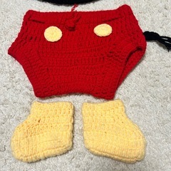 ⭐美品⭐ ミッキー  ニューボーンフォト月齢フォト  新生児 乳児 コスプレ ベビーの画像