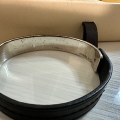 ルイヴィトン　レザーブレスレットの画像