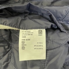 UNIQLO 抱っこ紐、ベビーカーに使えるブランケットの画像