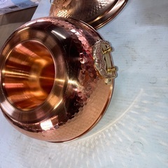 純銅製26cmしゃぶしゃぶ鍋の画像