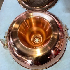 純銅製26cmしゃぶしゃぶ鍋の画像