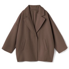 GRL フェイクウールコクーンジャケット フリーサイズ の画像