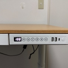 PYKES PEAK パイクスピーク 電動昇降デスク 120cm×60cm 引き出し付きの画像