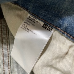 ユニクロダメージジーンズ　30インチの画像