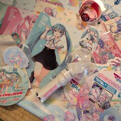 初音ミクのグッズの画像