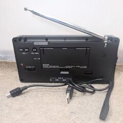 🍎アイワ ワールドバンドラジオ パールブラック AR-MDS25の画像