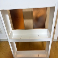 【あげます】ワゴン隙間収納キャスター付の画像