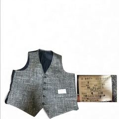 メンズスーツMシルク混
の画像