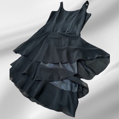 MK MICHEL KLEINワンピース 40 シフォンフォーマルの画像